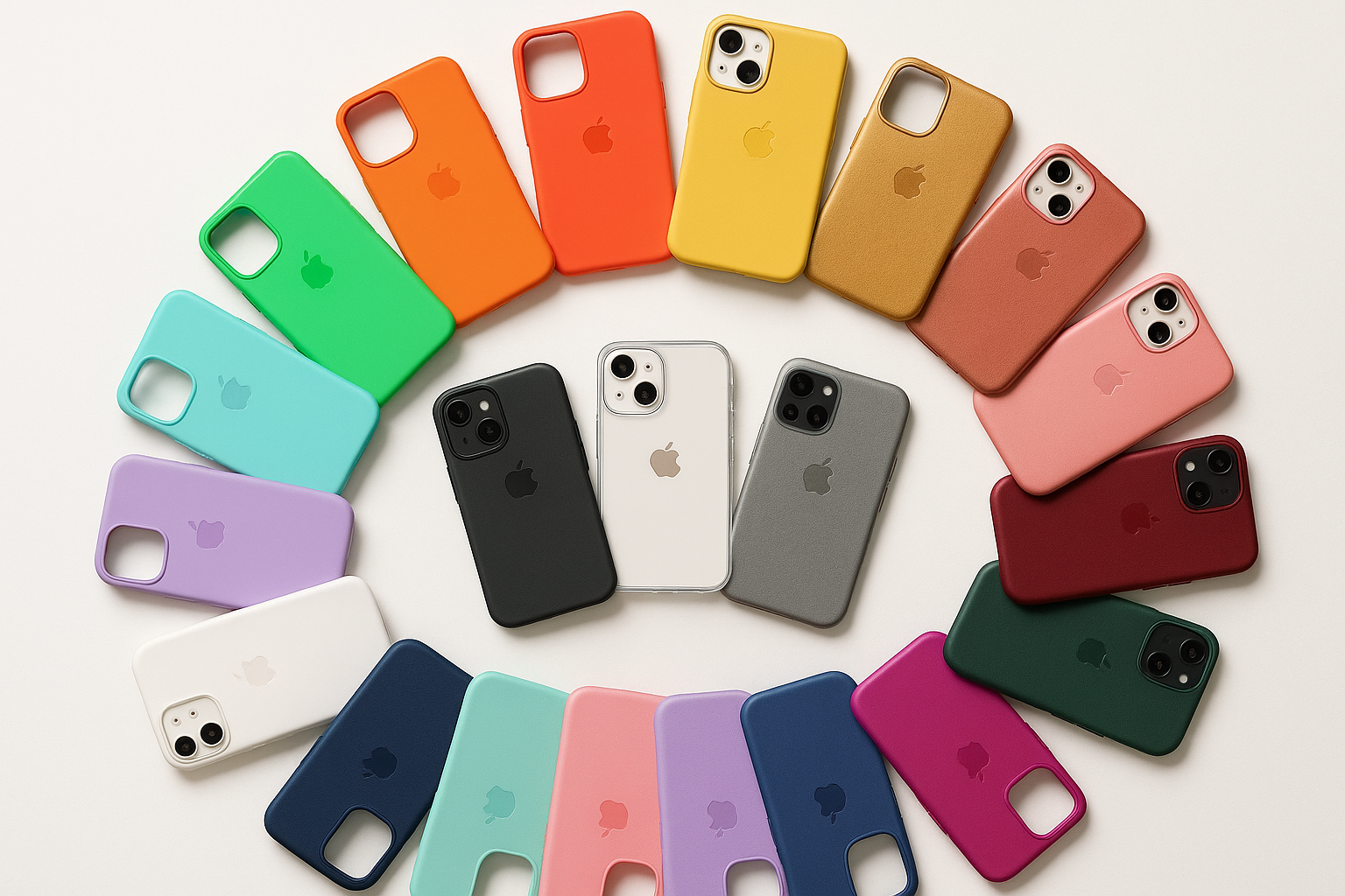 fundas de apple para iphone de todos los colores